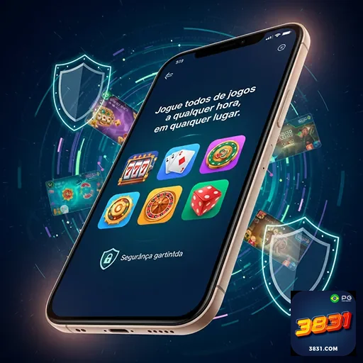 Jogador no celular acessando app casino no smartphone móvel