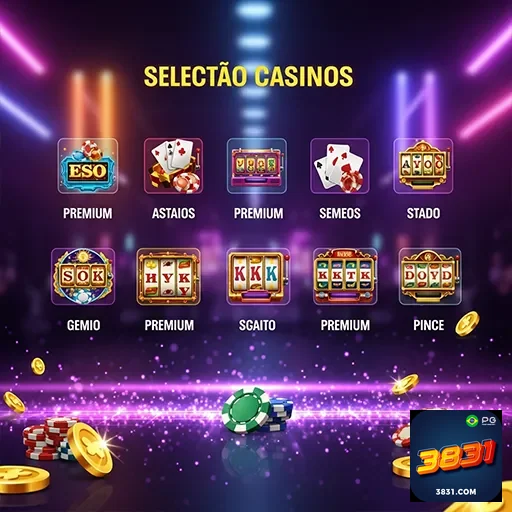 Imagem de jogos diversos no site 3831, oferecendo opções de entretenimento para todos os gostos.